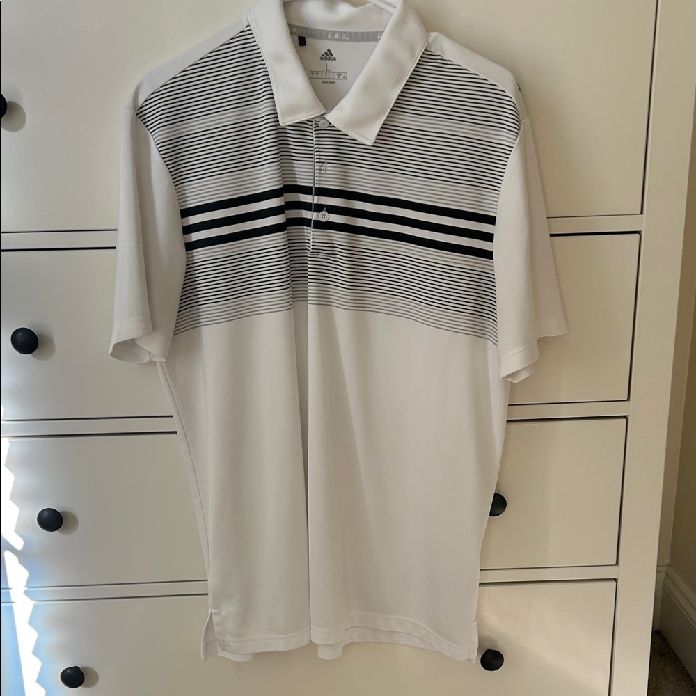 ADIDAS GOLF SHIRT. Large